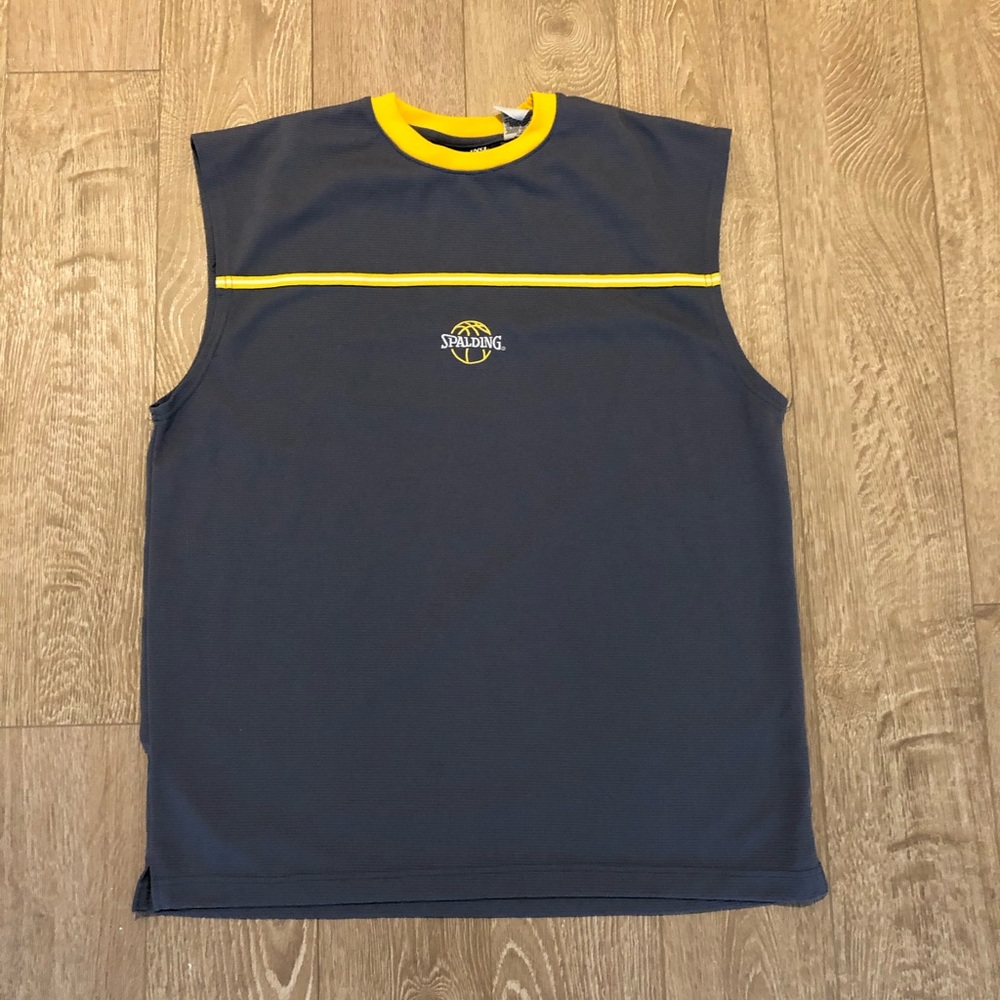 Vintage Spalding basketball tank